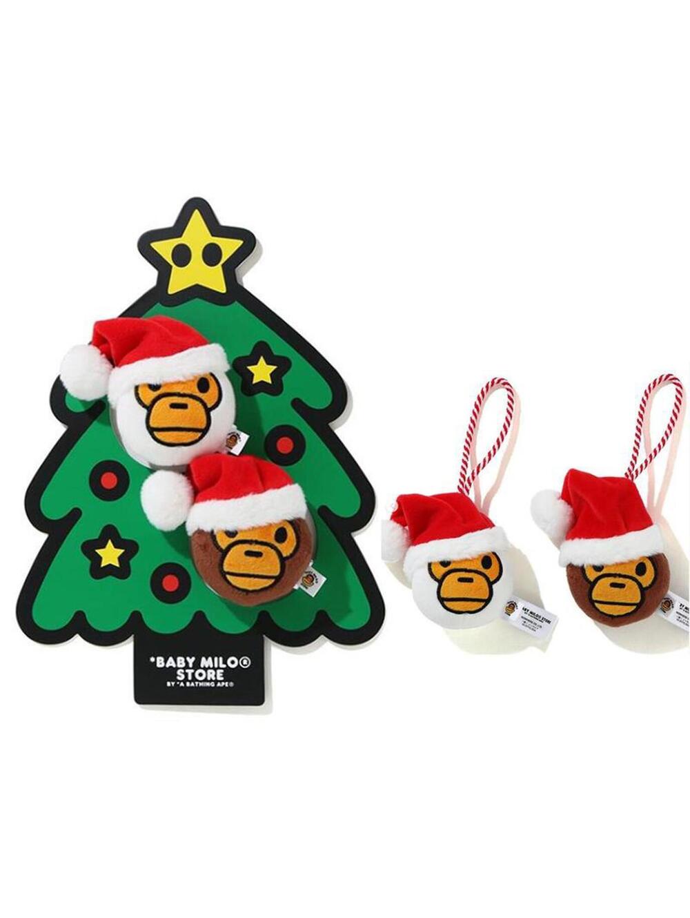 BAPE x Baby Milo Store Plush Christmas Tree Ornaments